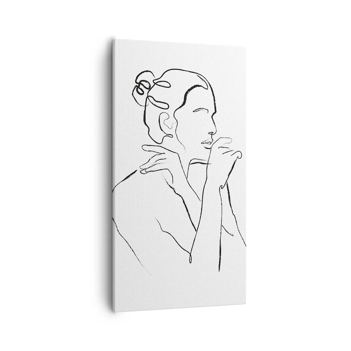 Quadro su tela - Stampe su Tela - Nudo: mistero sensuale - 55x100 cm