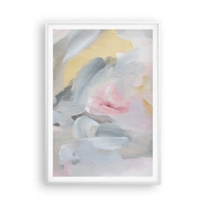 Poster in cornice bianca - Nel mondo pastello - 70x100 cm
