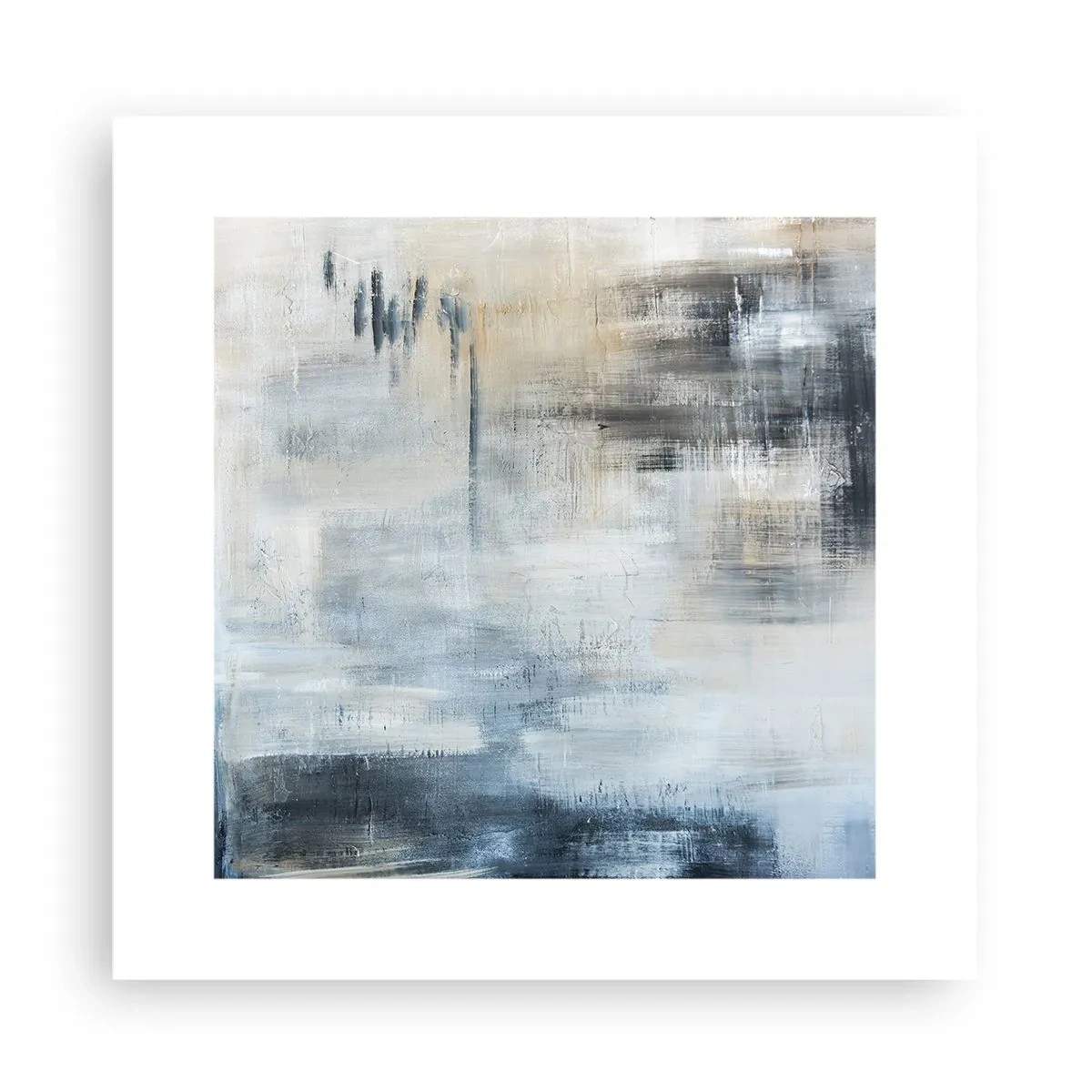 Poster - Coperti dal blu - 30x30 cm
