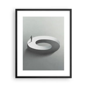Poster in cornice nera - Prova a cavartela - 40x50 cm