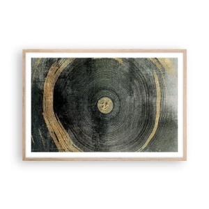 Poster in cornice rovere chiaro - Cambiamento e persistenza - 91x61 cm