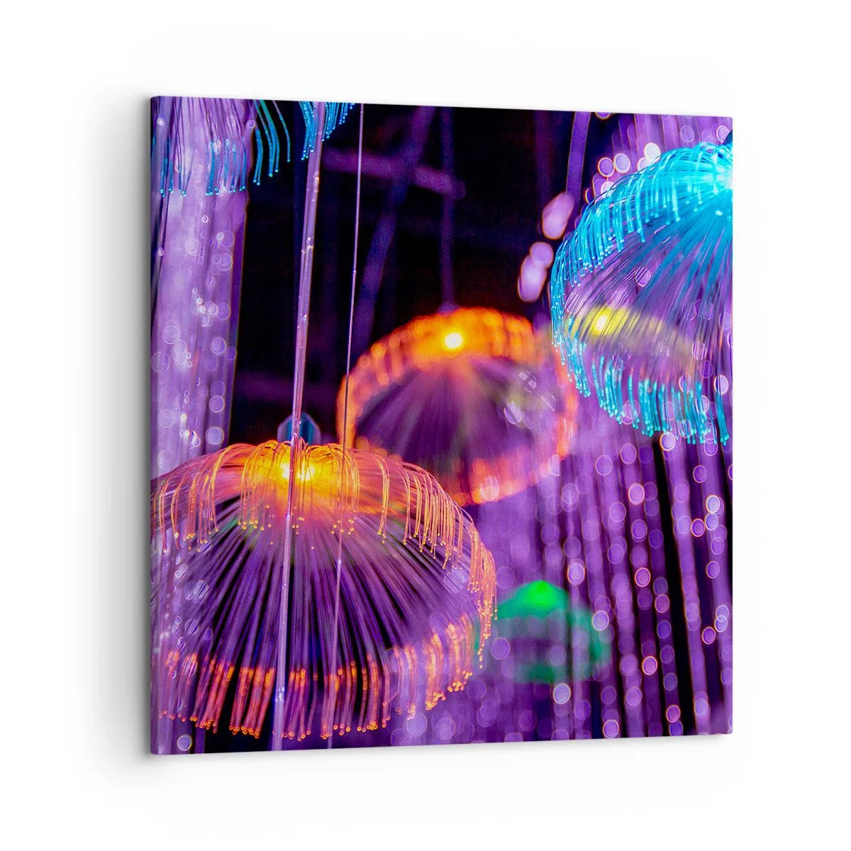 Quadro su tela - Stampe su Tela - Fontane di luce - 50x50 cm