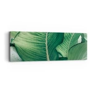 Quadro su tela - Stampe su Tela - Una vita intensamente verde - 90x30 cm