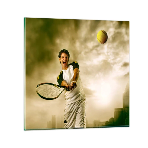 Quadro su vetro - Energia e gioia - 30x30 cm