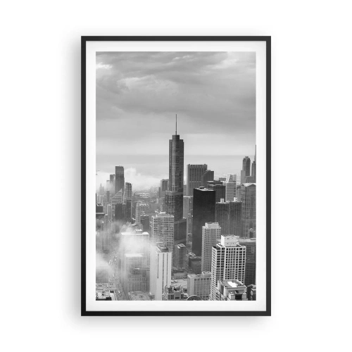 Poster in cornice nera - Paesaggio americano - 61x91 cm