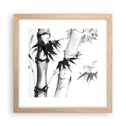 Poster in cornice rovere chiaro - Particolare d'oriente - 30x30 cm