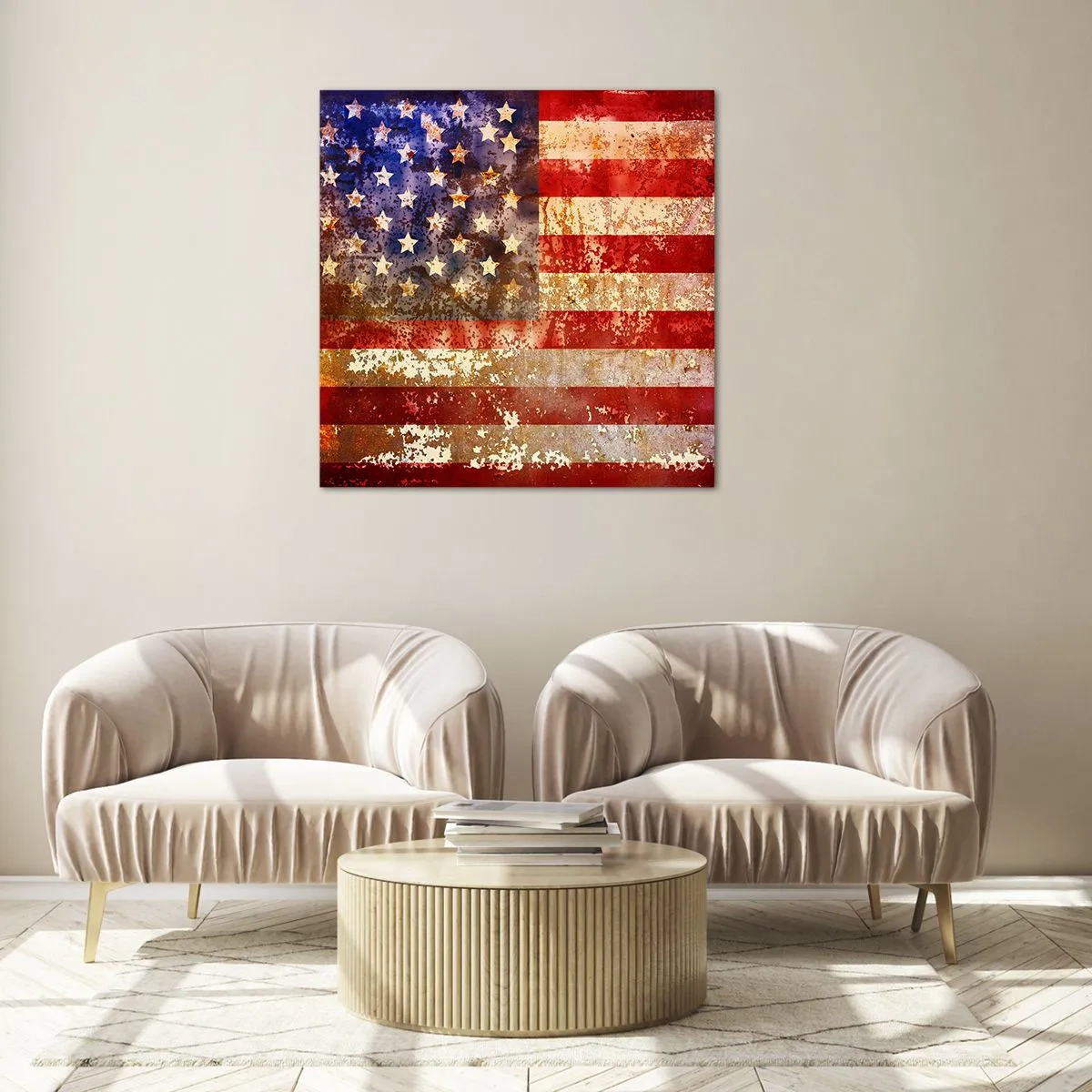 Quadro su vetro - L'attimo non passa - 60x60 cm