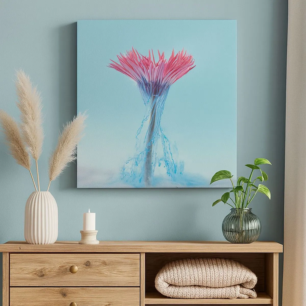 Quadro su tela - Stampe su Tela - L'abbraccio che ravviva - 30x30 cm