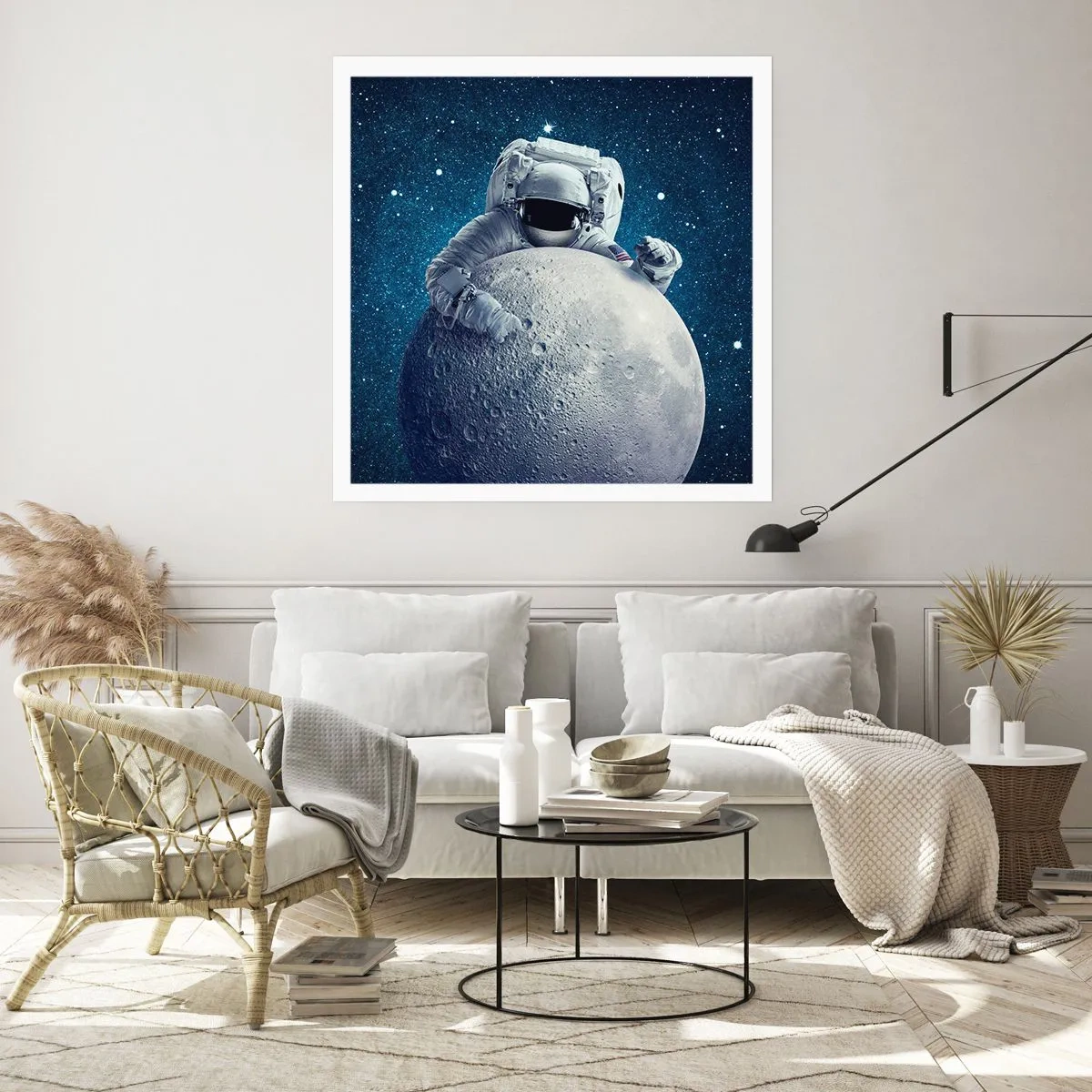 Poster - Burlone spaziale - 60x60 cm