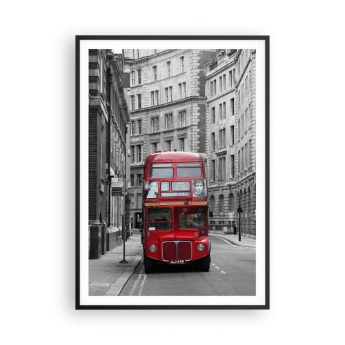 Poster in cornice nera - Il quotidiano non deve essere grigio - 70x100 cm