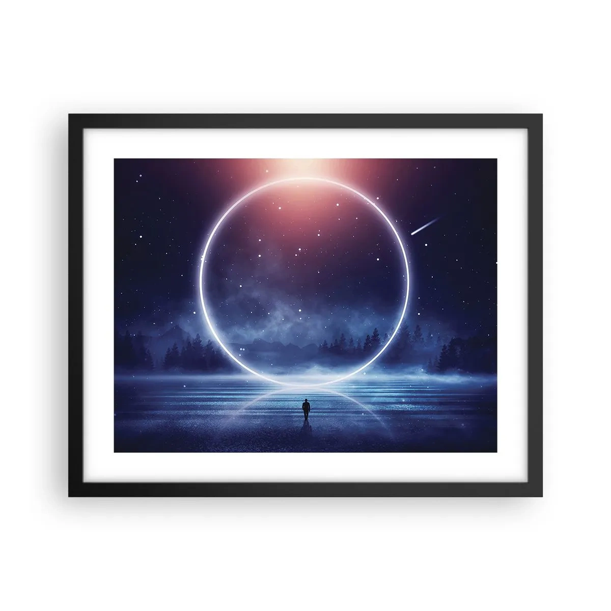 Poster in cornice nera - Sono già qui... - 50x40 cm