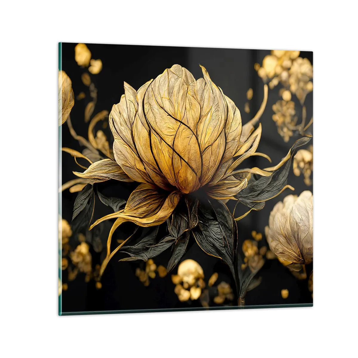 Quadro su vetro - Delicata fragilità - 60x60 cm