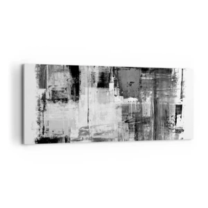 Quadro su tela - Stampe su Tela - Il grigio è bello - 100x40 cm