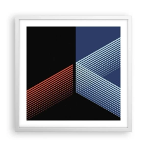 Poster in cornice bianca - Una storia semplice - 50x50 cm