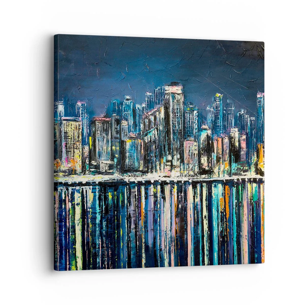 Quadro su tela - Stampe su Tela - Cascata di luci - 30x30 cm