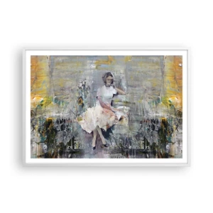 Poster in cornice bianca - Classica e moderna - 100x70 cm