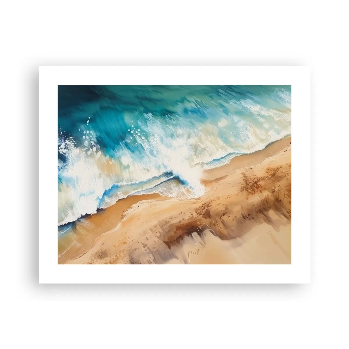 Poster - L'onda che ritorna - 50x40 cm