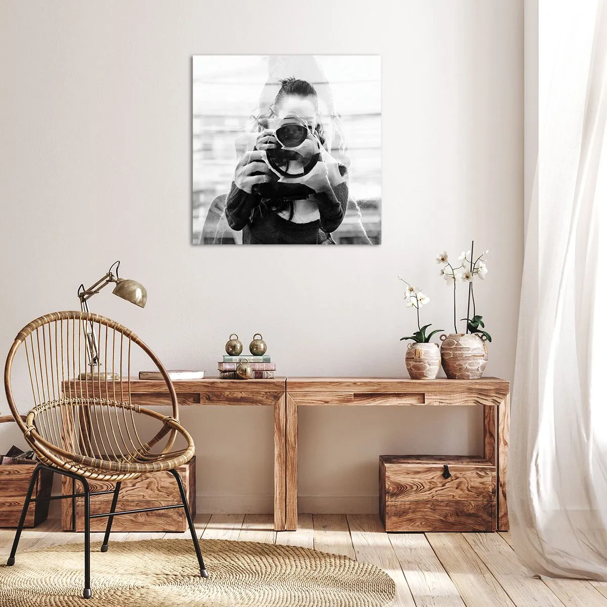 Quadro su tela - Stampe su Tela - Il creatore e il materiale - 60x60 cm