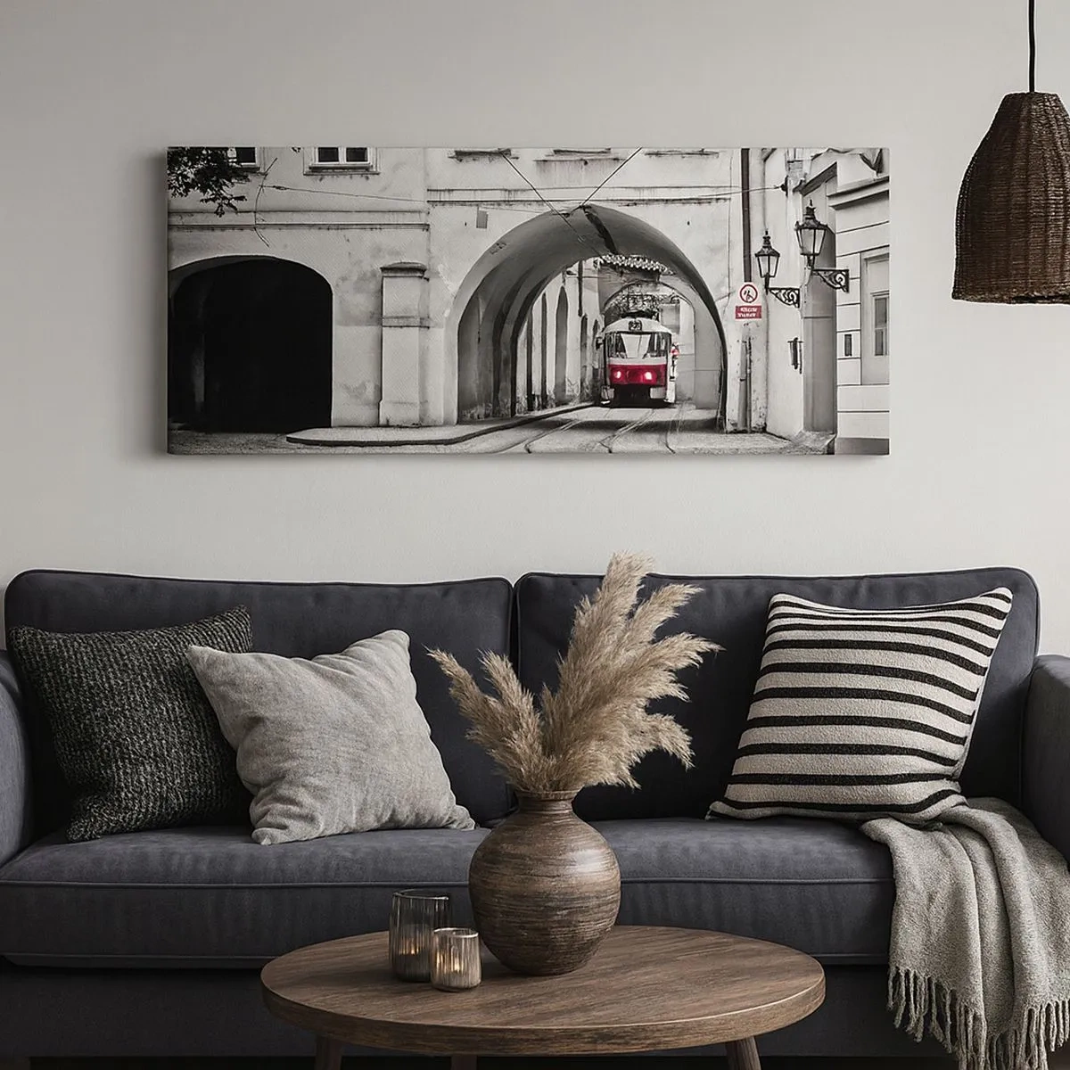 Quadro su tela - Stampe su Tela - Attraverso il labirinto cittadino - 100x40 cm