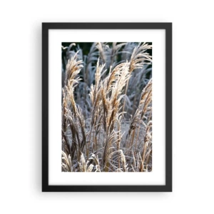 Poster in cornice nera - Vestite di brina - 30x40 cm