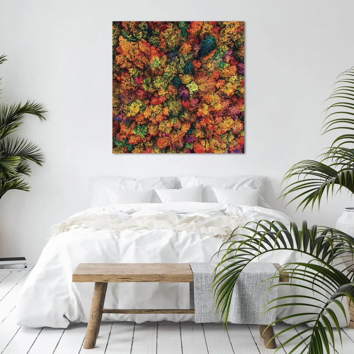 Quadro su tela - Stampe su Tela - Il bouquet degli alberi d'autunno - 50x50 cm
