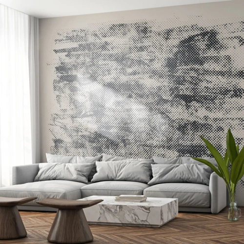 Fotomurali Premium Canvas - Composizione nebbiosa - Astrazione, Pezzo, Modello moderno - 250x175 cm