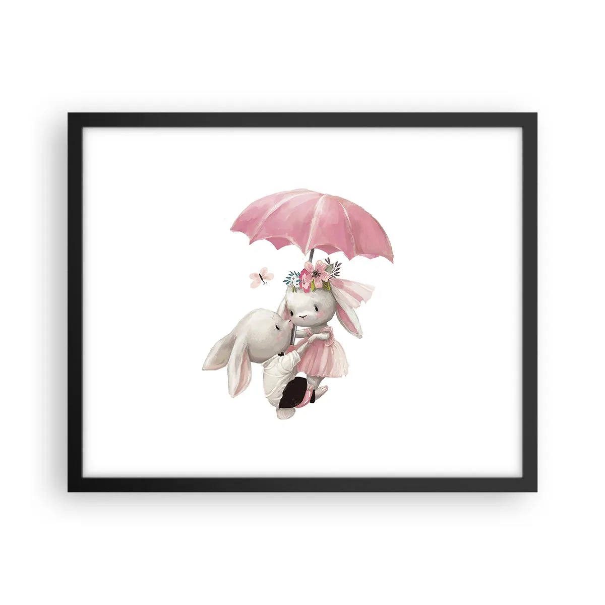 Poster in cornice nera - Questo è proprio amore - 50x40 cm