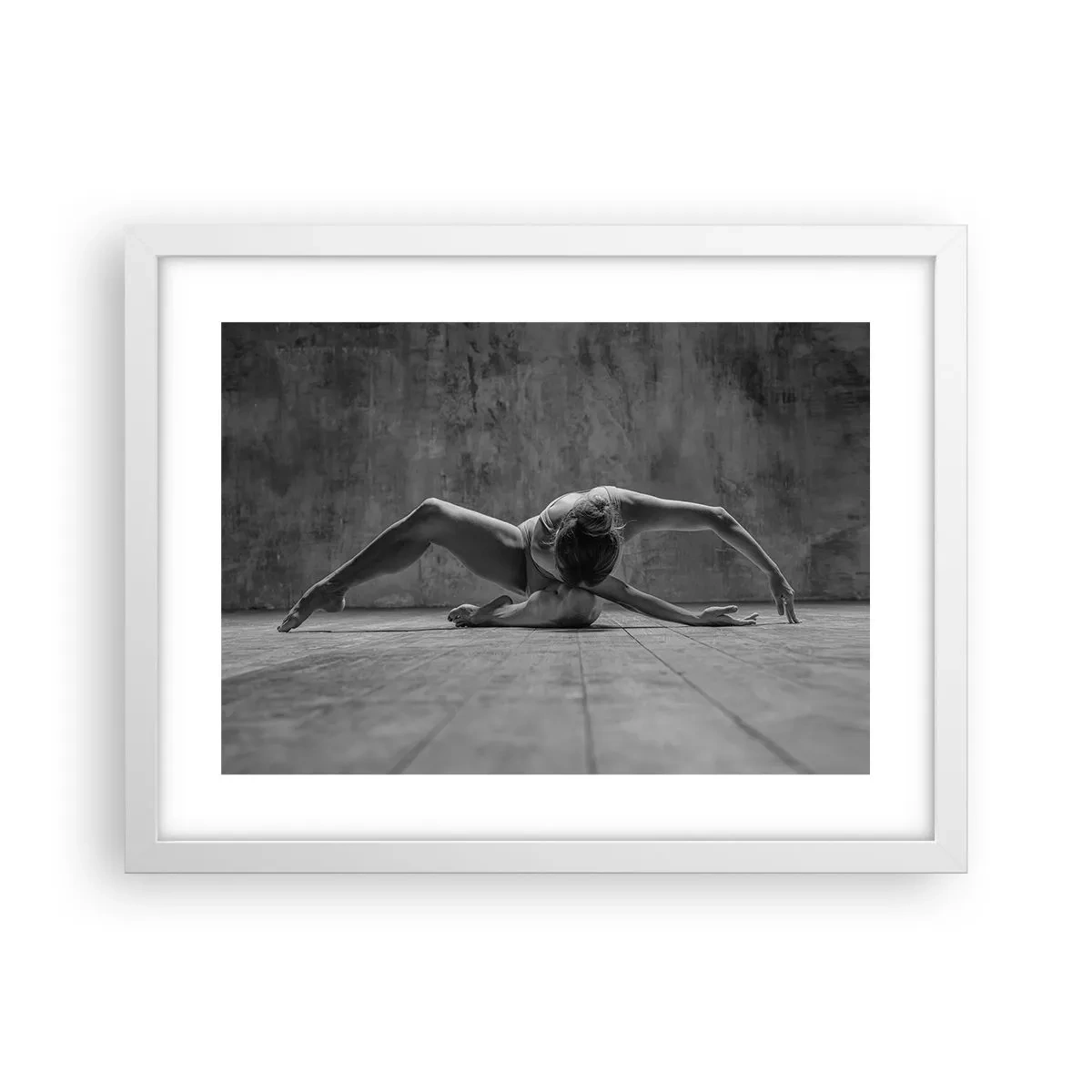 Poster in cornice bianca - Simmetria ritrovata - 40x30 cm