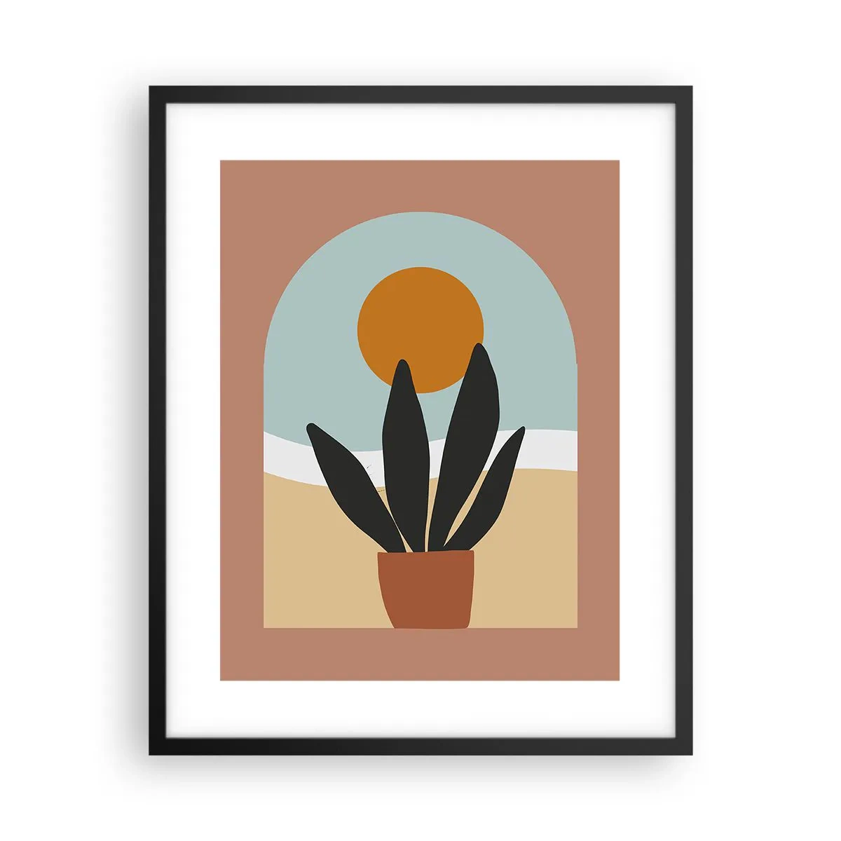 Poster in cornice nera - Piccole gioie - 40x50 cm