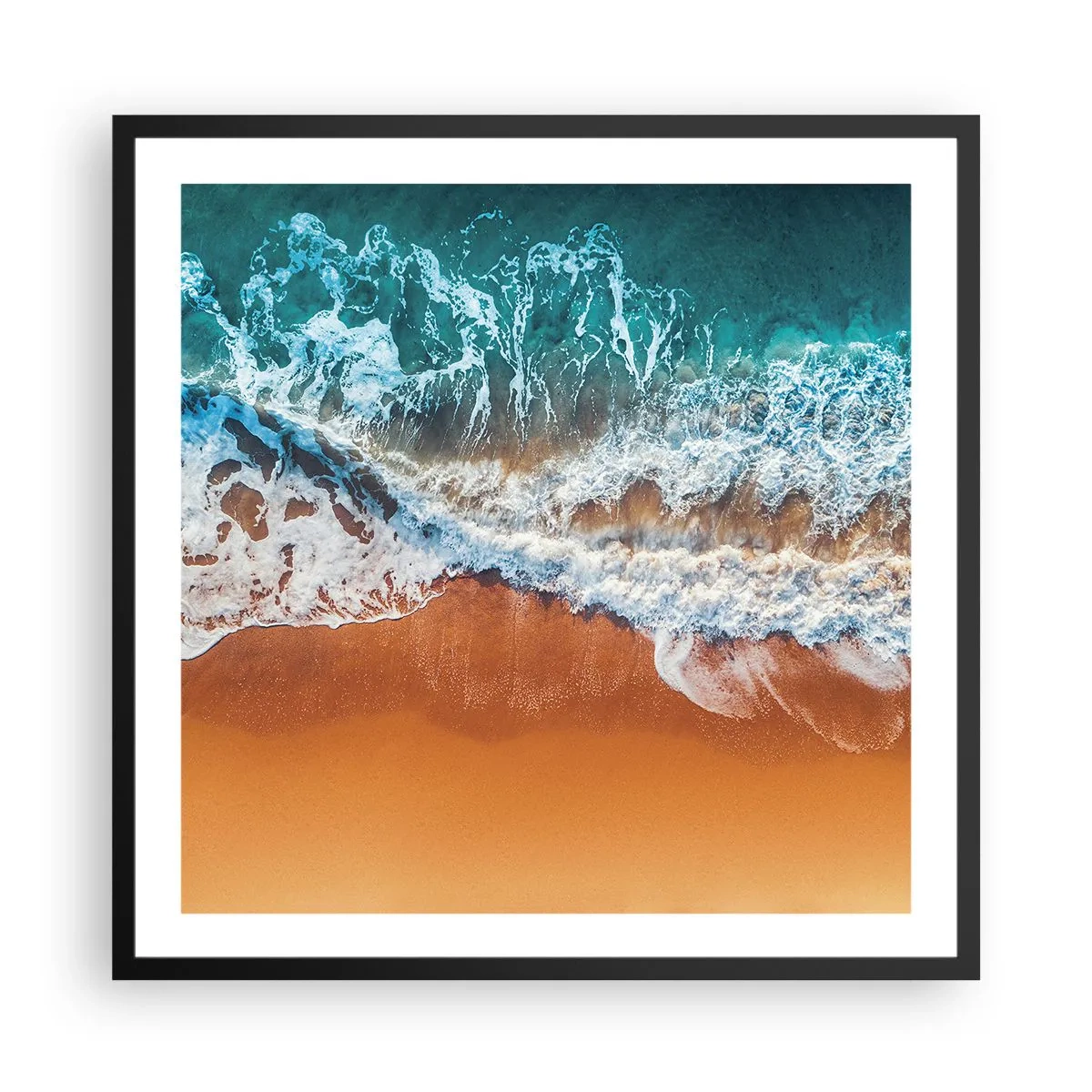 Poster in cornice nera - Sempre in coppia - 60x60 cm