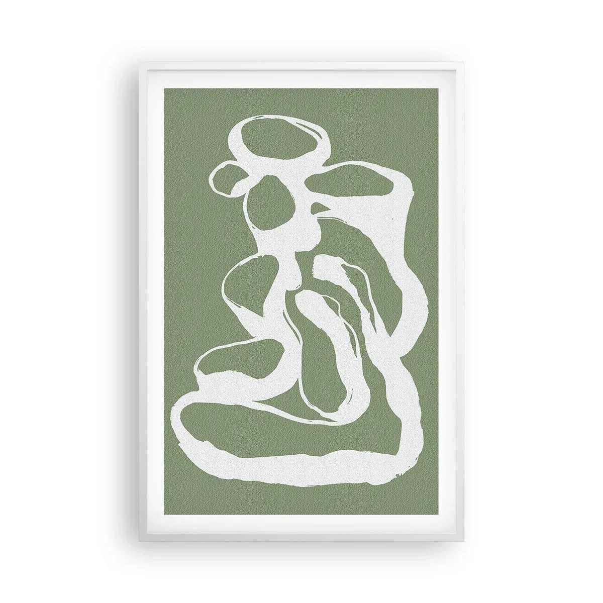 Poster in cornice bianca - Il richiamo dello spazio - 61x91 cm