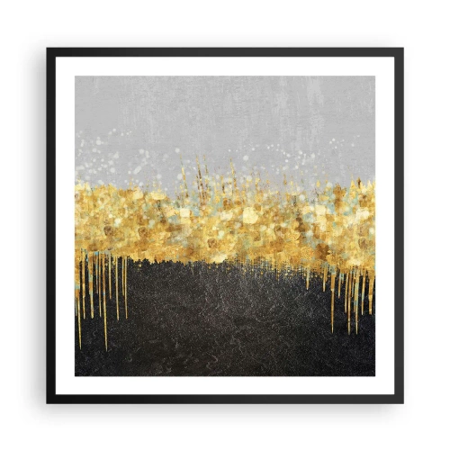 Poster in cornice nera - Nel profondo e verso l'alto - 60x60 cm