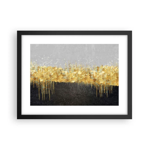 Poster in cornice nera - Nel profondo e verso l'alto - 40x30 cm
