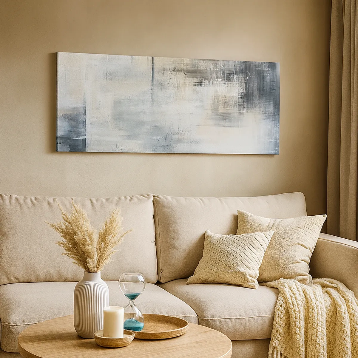 Quadro su tela - Stampe su Tela - Coperti dal blu - 30x30 cm