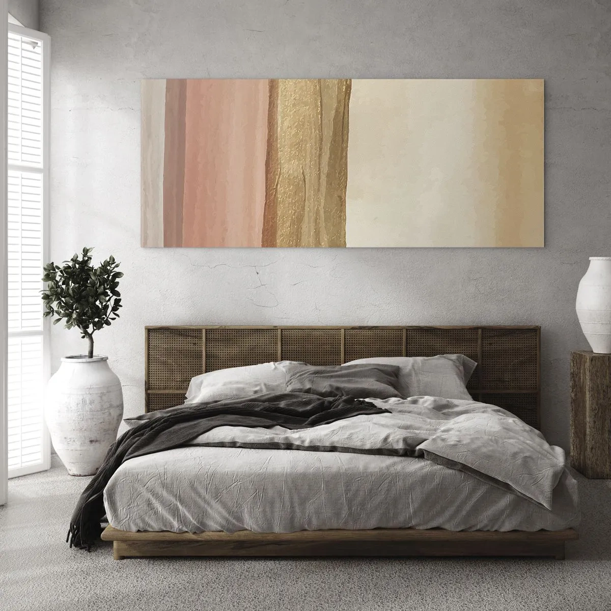 Quadro su vetro - Composizione verticale - 90x30 cm