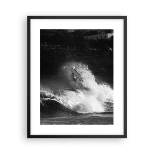 Poster in cornice nera - Sfida accettata! - 40x50 cm