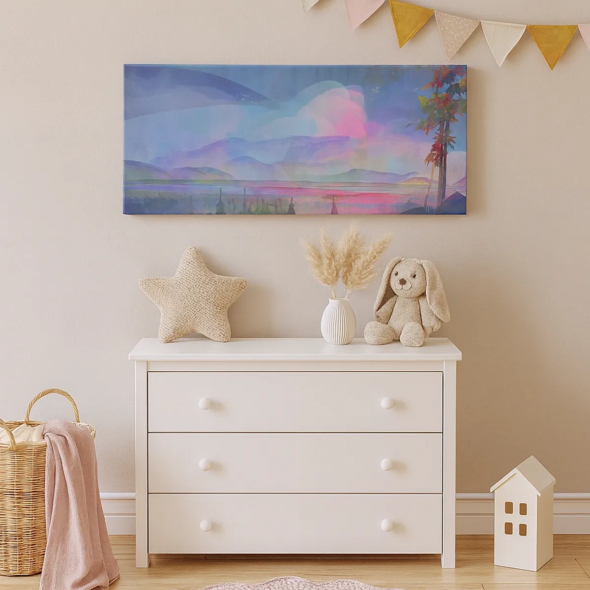 Quadro su tela - Stampe su Tela - Concerto per pianoforte e onde - 30x30 cm