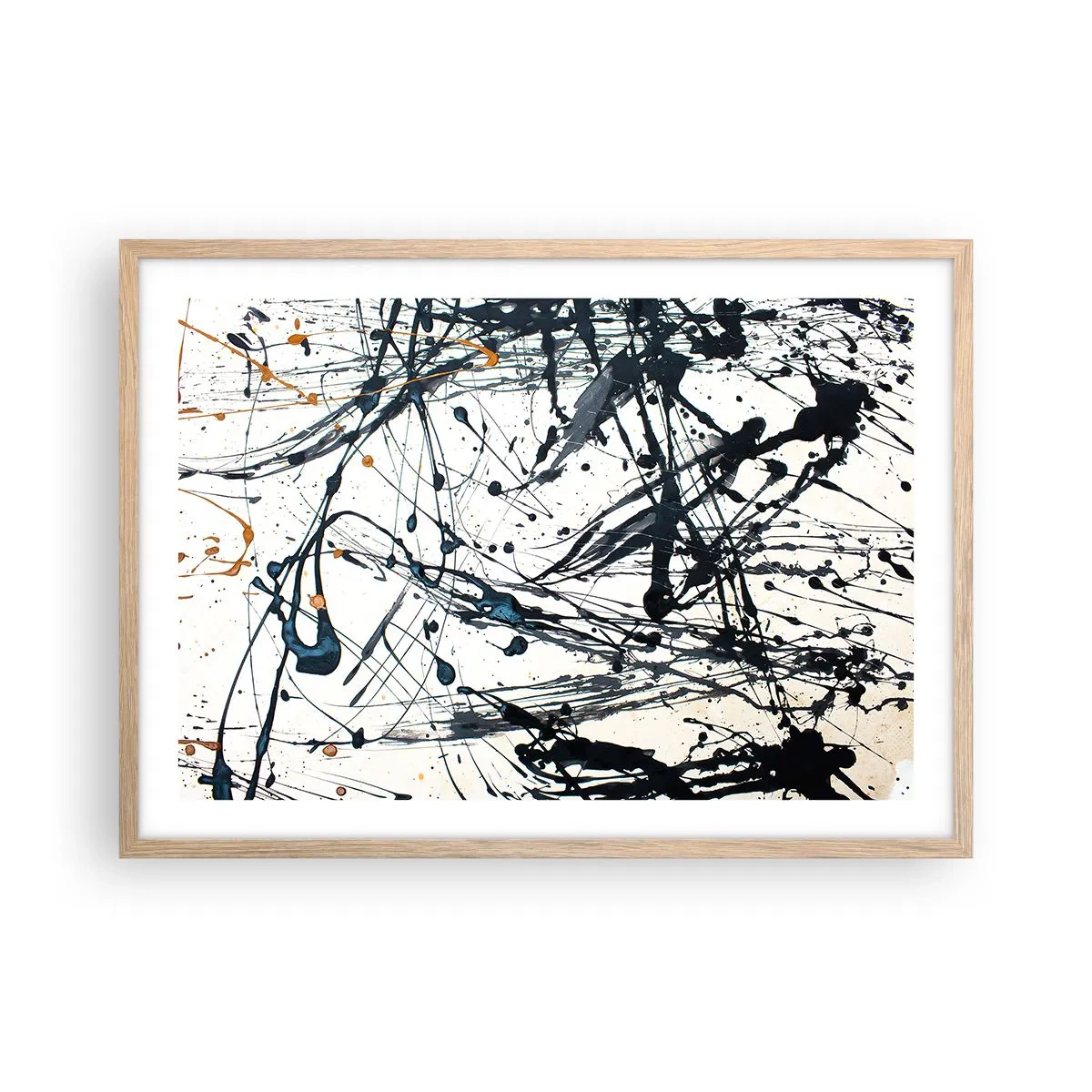 Poster in cornice rovere chiaro - Ha senso o non ha senso? - 70x50 cm