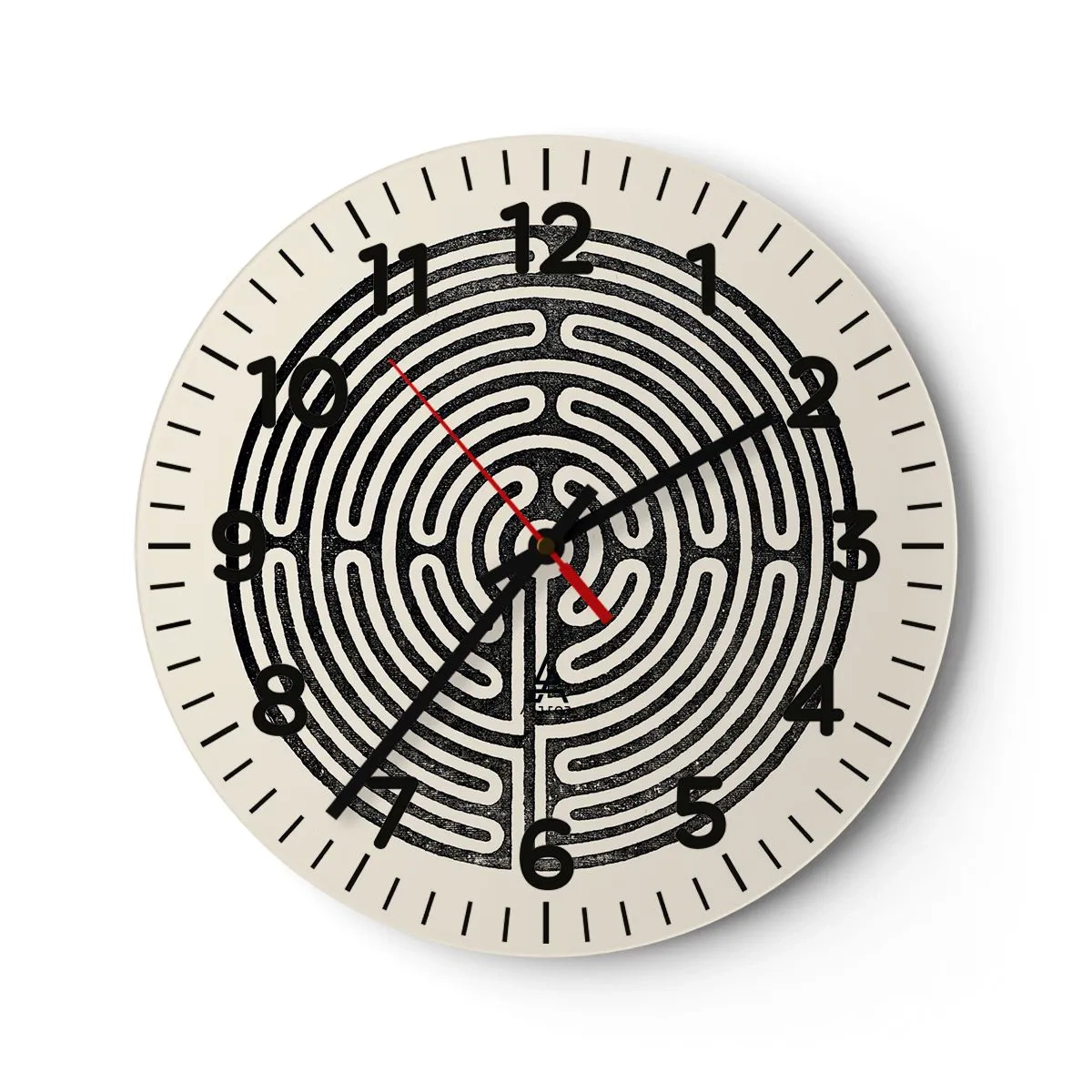 Orologio da parete - Orologio in Vetro - Ordine misterioso - 40x40 cm
