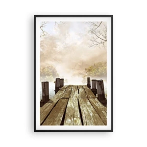 Poster in cornice nera - La mite melanconia autunnale - 61x91 cm