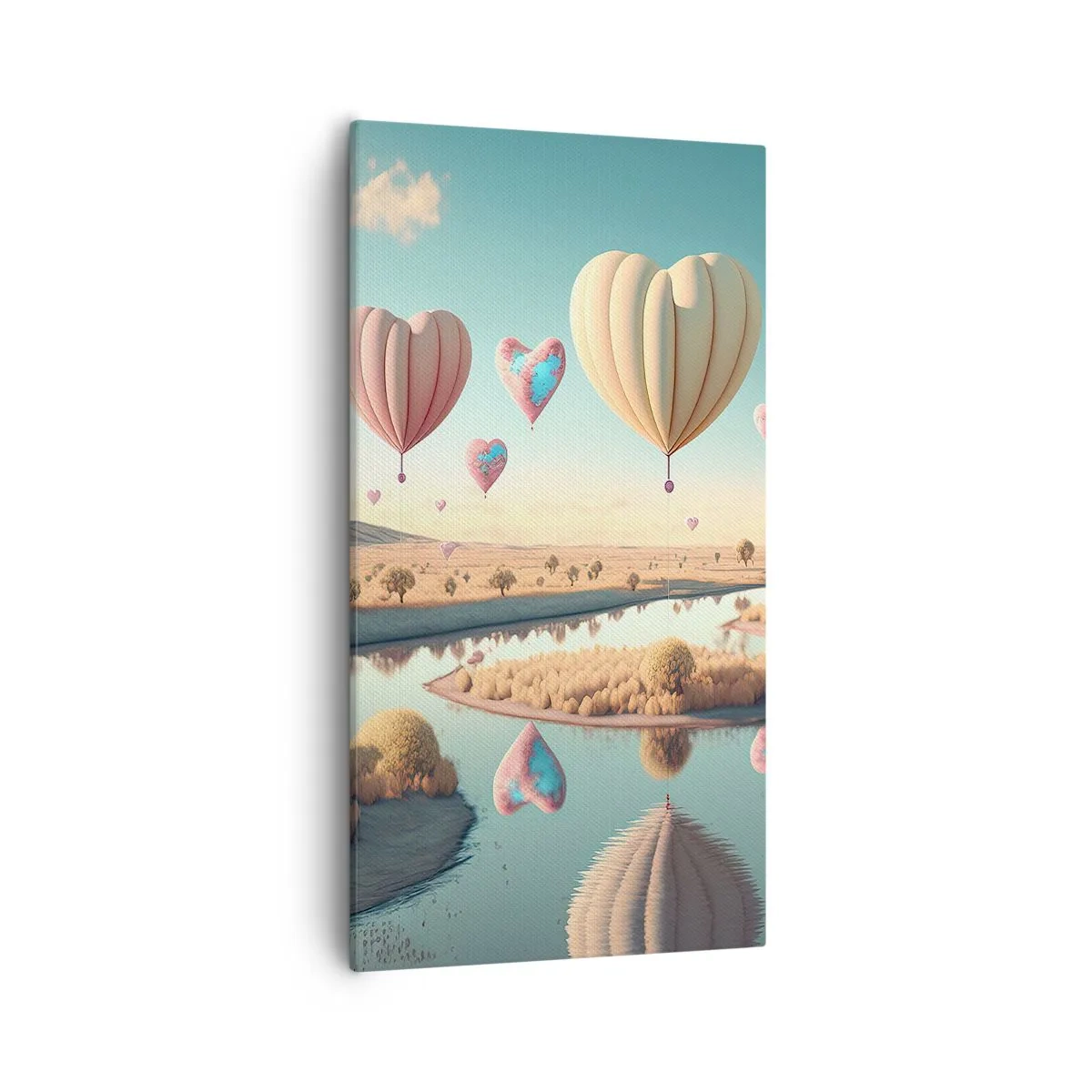 Quadro su tela - Stampe su Tela - L'amore permette di volare - 55x100 cm