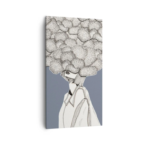 Quadro su tela - Stampe su Tela - Con la testa tra le nuvole - 45x80 cm