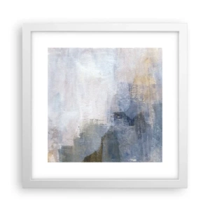 Poster in cornice bianca - Toni e accordi dei colori - 30x30 cm