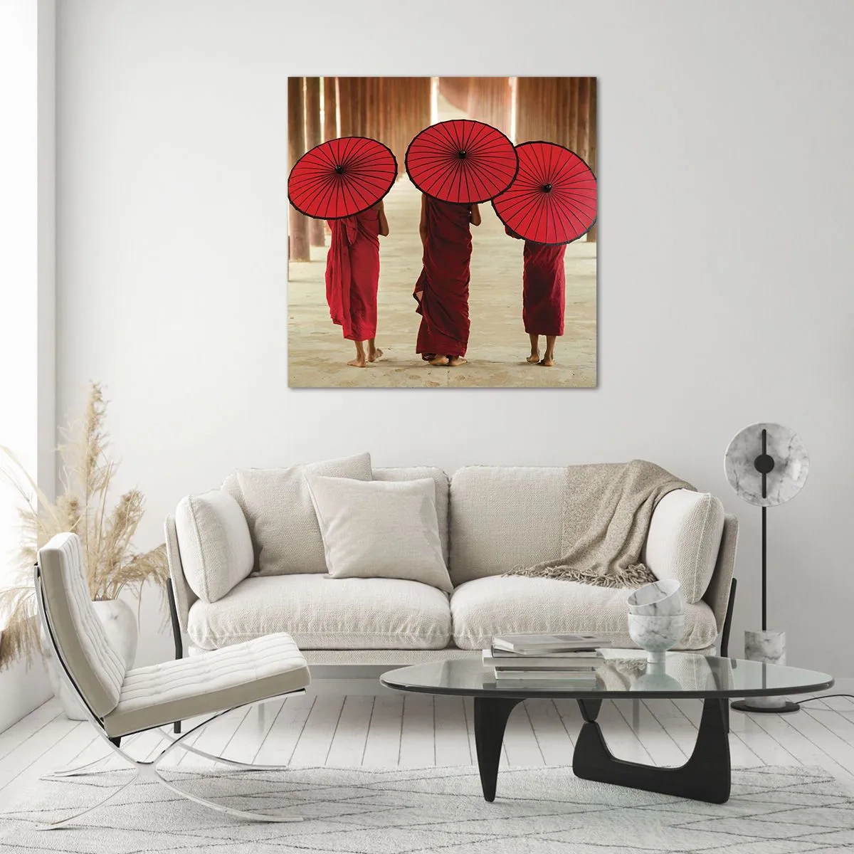 Quadro su vetro - In cammino verso la Terra Pura - 70x70 cm