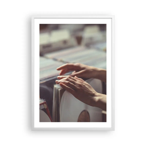 Poster in cornice bianca - Alla ricerca di emozioni - 50x70 cm