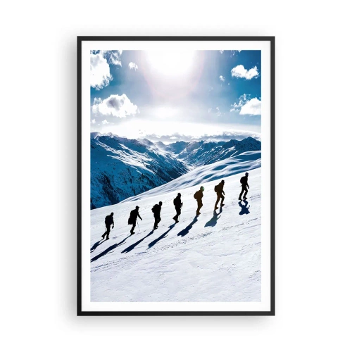 Poster in cornice nera - La squadra dei conquistatori - 70x100 cm