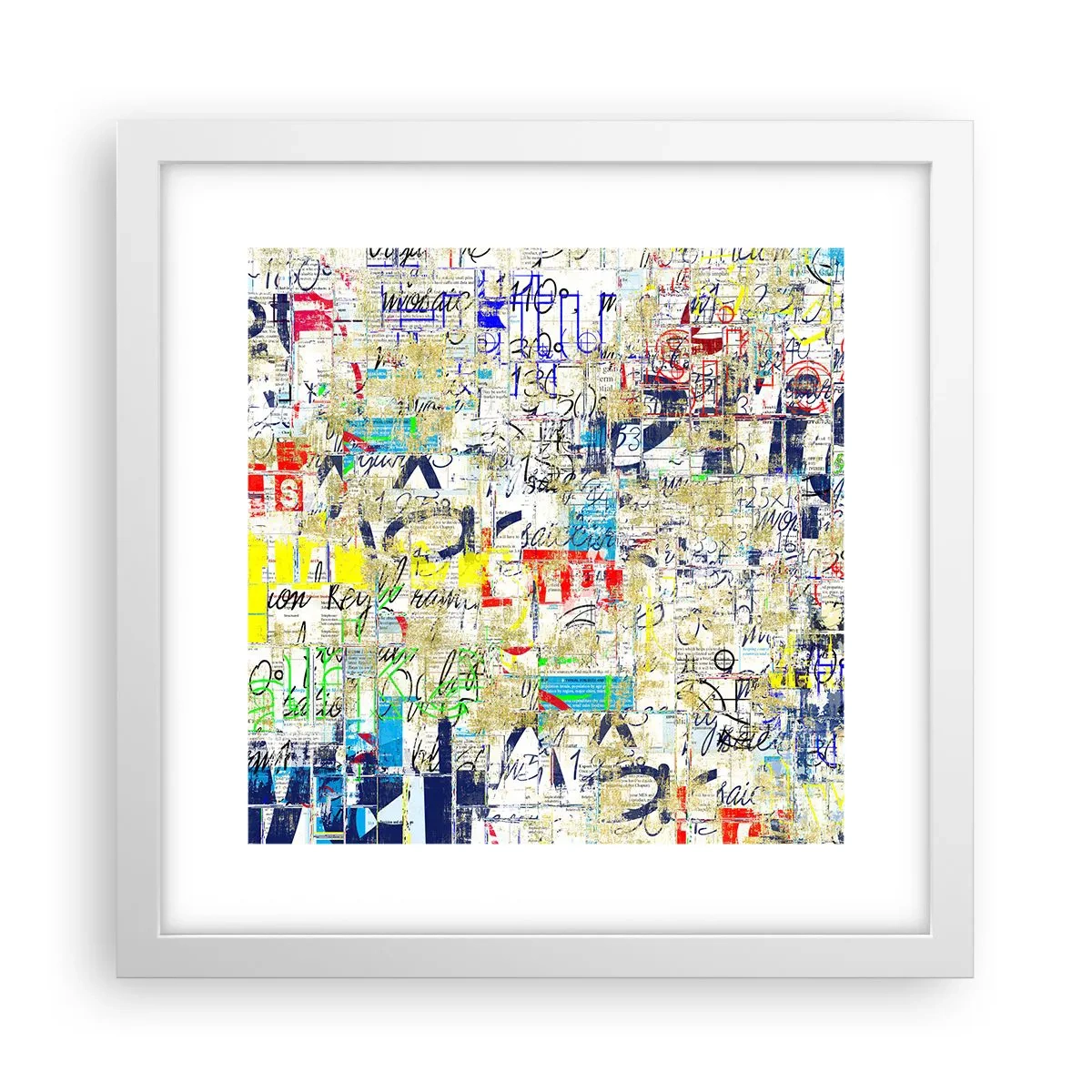 Poster in cornice bianca - Semplicemente bello da vedere - 30x30 cm