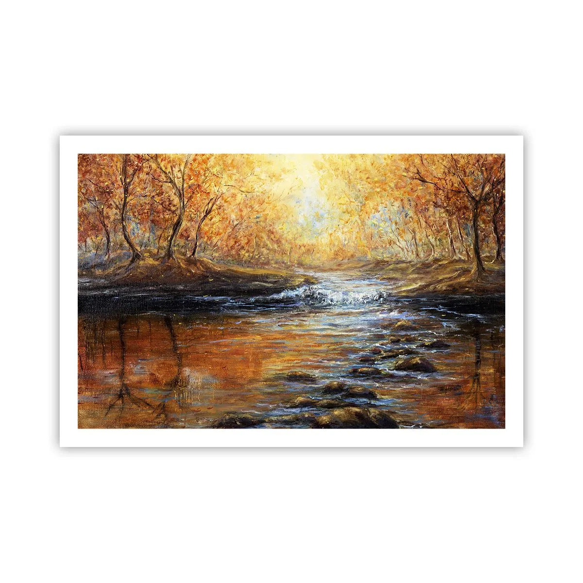 Poster - Ruscello d'oro - 91x61 cm