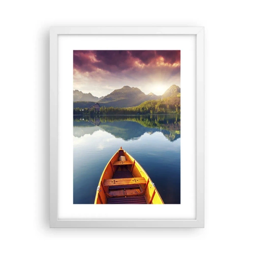 Poster in cornice bianca - Niente contro natura - 30x40 cm