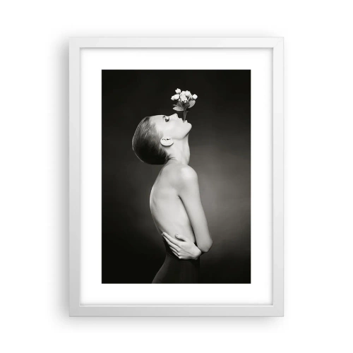 Poster in cornice bianca - Eleganza eccentrica - 30x40 cm